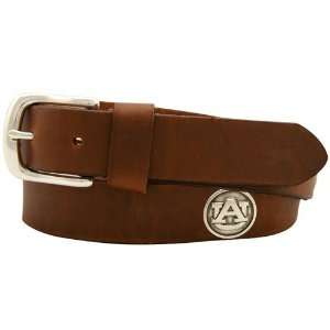  Auburn Tigers Brown Leather Coaches Belt Sports 