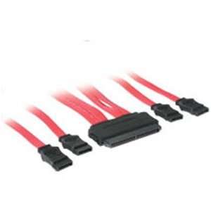  CABLES TO GO 0.5m SAS 32 Pin To Four SATA Cable 