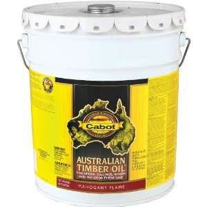 Cabot 5G Mahogany Flame Australian Timber Oil 5pk25Gal (Commercial 