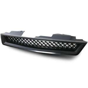    1994 1997 Honda Accord ABS Mesh Front Grill Black Automotive
