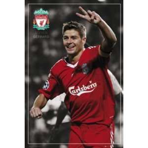  Football Posters Liverpool   Gerrard Pin Up Poster   35 