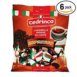 Cedrinca Caffe Espresso Candies, 4.25 Ounce Bags (Pack of 6)  
