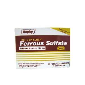 Ferrous Sulfate 160 Mg Extended Release Tablets   60 Ea