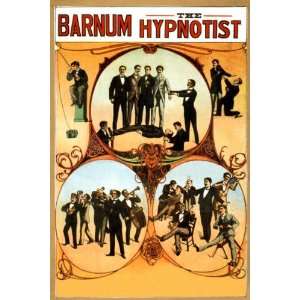  Barnum the hypnotist 12x18 Giclee on canvas