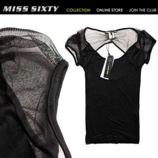 Stunning Sexy Perspective MISS SIXTY Lady T shirt Top  