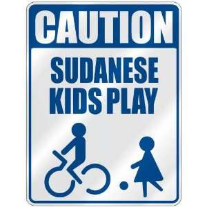   CAUTION SUDANESE KIDS PLAY  PARKING SIGN SUDAN