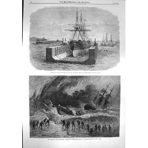    1867 Peruvian Iron Clad Ship Callao Lewis Life Boat