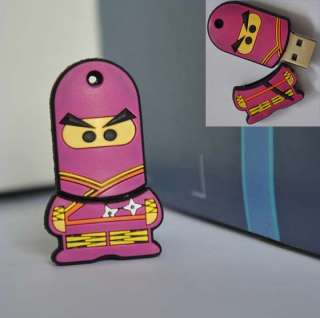 8GB Purple Ninja USB2.0 Flash Memory Stick Pen Drive  