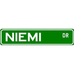  NIEMI Street Name Sign ~ Family Lastname Sign ~ Gameroom 