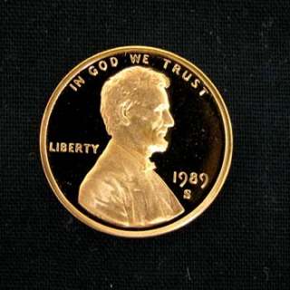 1989 S DCAM PROOF LINCOLN CENT   