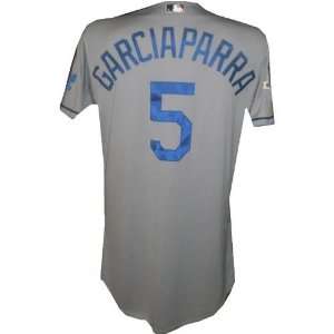  Nomar Garciaparra #5 2008 Dodgers Game Used Road Grey 