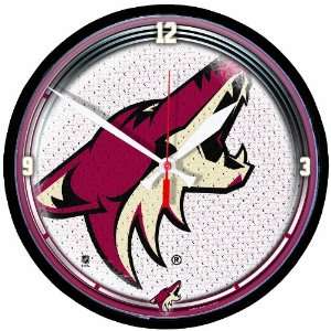  NHL Phoenix Coyotes Round Clock