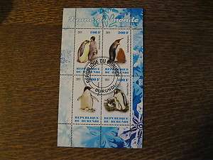 Burundi 4 stamps 2011 Penguins VG324  