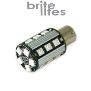 BA15S 20x5450 CANBUS SMD LED (1156P, Single Contact) S25P Amber Yellow 