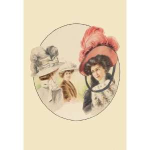  Hats for an Afternoon Stroll 20x30 poster