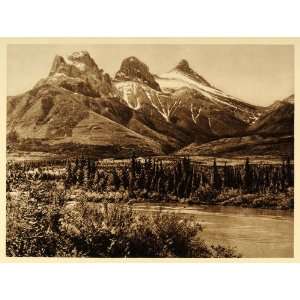  1926 Three Sisters Mountain Peak Canmore Alberta Canada 