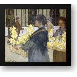  Flowersellers, Argyle Street, Glasgow 22x21 Framed Art 