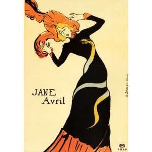   AVRIL TOULOUSE LAUTREC FRENCH VINTAGE POSTER REPRO 
