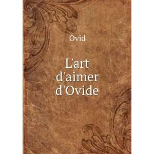  Lart daimer dOvide Ovid Books