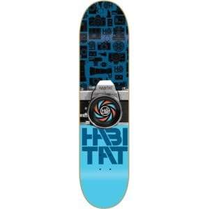  Habitat Capture and Create Large Blue Skateboard Deck   8 