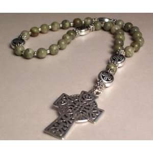  Genuine Connemara Marble Anglican Rosary 
