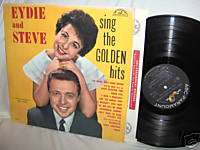 STEVE LAWRENCE/EYDIE GORME SING THE GOLDEN HITS pop LP  