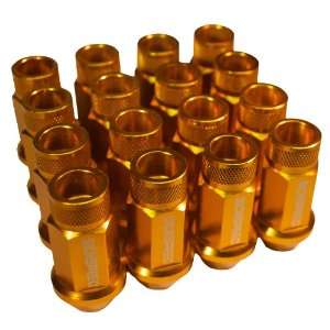 Sickspeed Gold Anodized Extended Tuner Style Racing Lug Nuts 12x1.25 