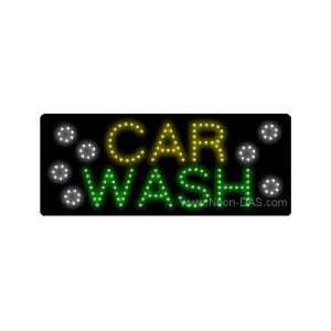 Car Wash Outdoor LED Sign 13 x 32