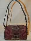 Vintage Brahmin Purple Shoulder Bag Purse EUC