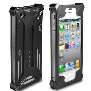  Stylish Diagonal Aluminum Bumper For iPhone 4 and 4S Grey 