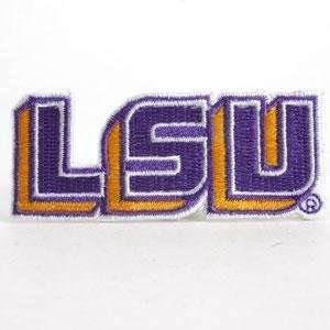  LSU Emroidered Stick On Patch