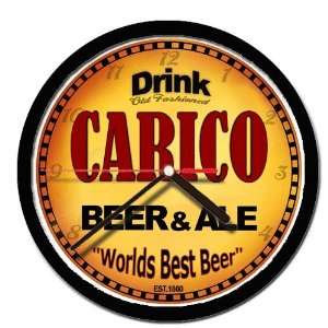  CARICO beer and ale cerveza wall clock 
