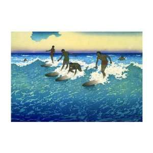 Hawaii Surf Riders by Hawaiian Classic. Size 18 inches width by 12 