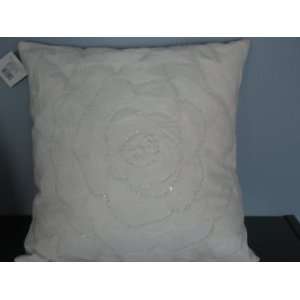  Waterford Carleen 16 By 16 inch Pillow, White