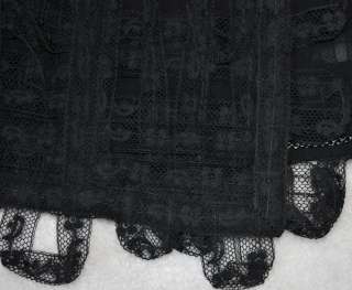 Fabulous, very rare, Chanel black camellia lace jacket with looped 