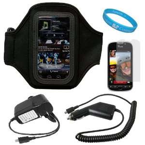 Workout Armband with Adjustable Velcro Strap for HTC T Mobile My Touch 