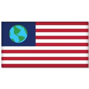  Futurama Earth Flag Ol Freebie bumper sticker 5 x 3 