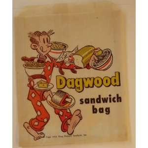   Cartoon Series Lunch Bag For Sandwich With Dagwood Illustration