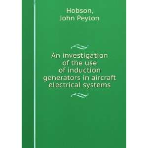   generators in aircraft electrical systems. John Peyton Hobson Books