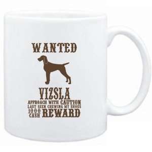 Mug White  Wanted Vizsla   $1000 Cash Reward  Dogs  