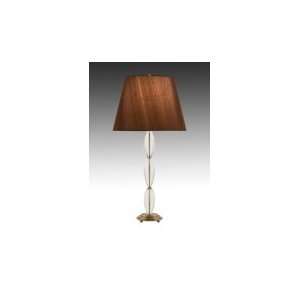 Lead Crystal With Cast Table Lamp By Remington Lamp 