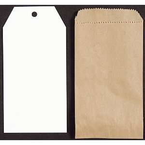  Saras Surfaces 3 Inch by 6 Inch Tag In A Bag, White 3 