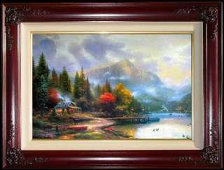   Perfect Day III 24x36 S/N Framed Limited Edition Thomas Kinkade Canvas