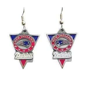  NFL New England Patriots Cast Arrow Dangle Earrings 