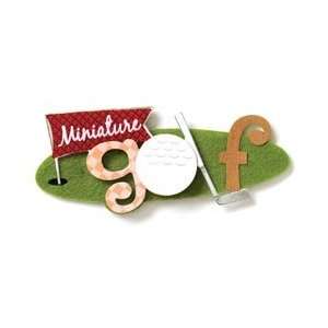  Karen Foster Miniature Golf Short Stack 3 D Title Sticker 