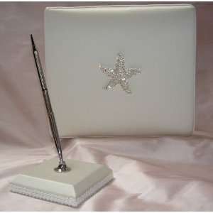  Dazzling Starfish Wedding Guest Book