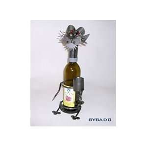  Drinking Cat Wine Bottle Holder by Yardbirds Bandana 
