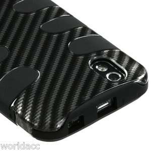 LG Marquee LS855 Sprint Hard Case SkIn Hybrid Fishbone Black Racing 