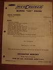 Mercury Assembly Manual 1968 Mercruiser Marine 160 Engine