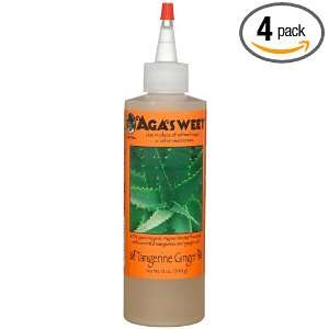 Agasweet Tangerine Ginger Flavored Agave Nectar, 12 Ounce Squeeze 